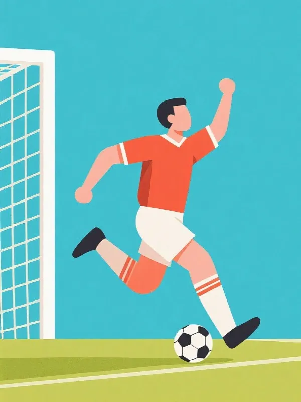 庆祝进球的球员