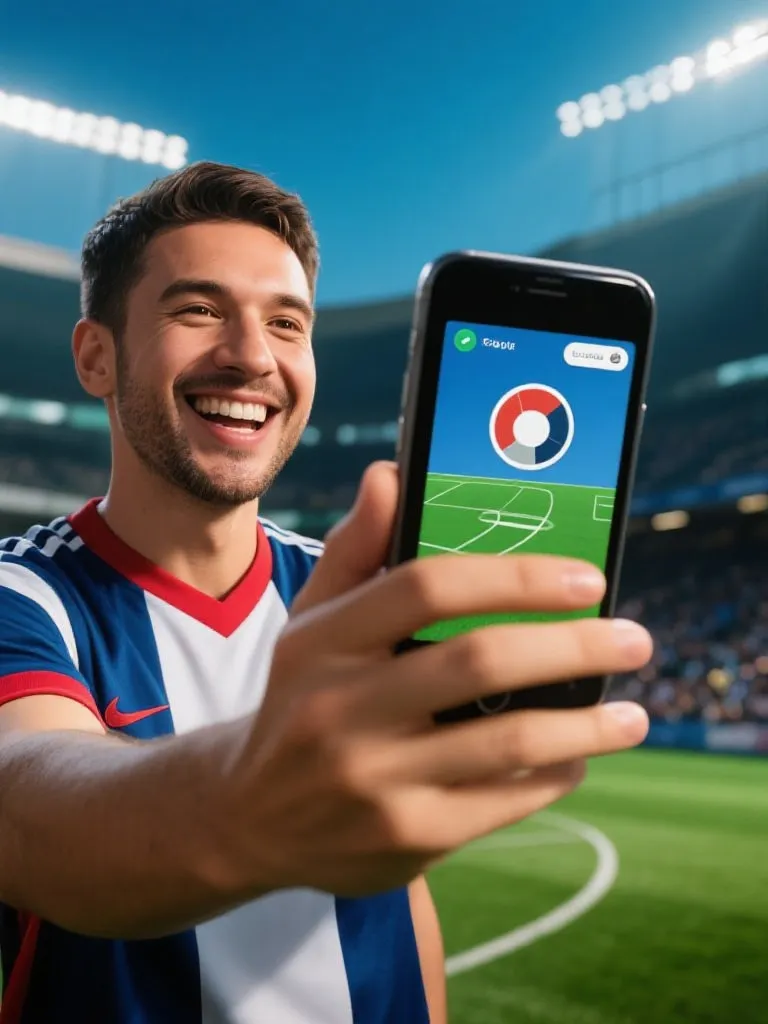 用户正在使用世界俱乐部杯App进行预测