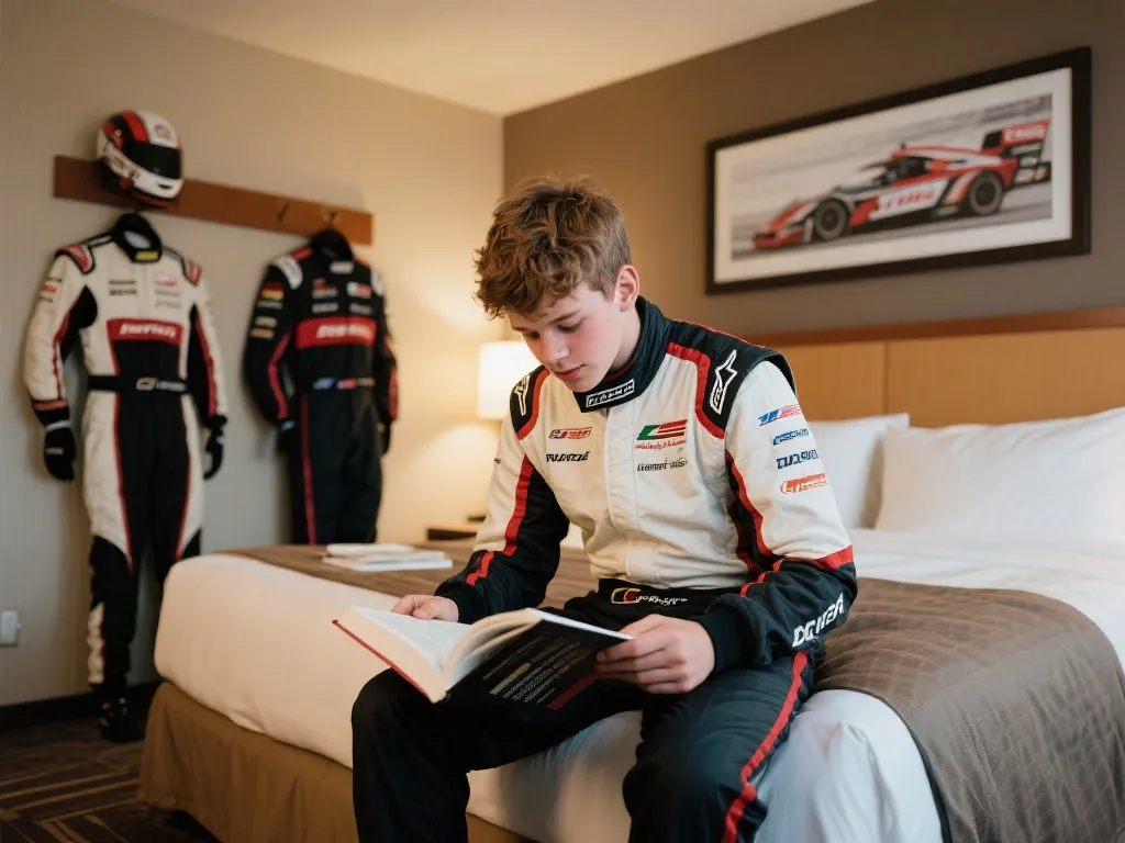 赛道与考场之间：梅赛德斯飞行员如何在两场大奖赛间完成高中考试